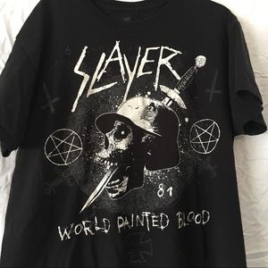 Slayer Vintage T Shirt 2009 World Painted Blood Tour